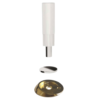 VERUM Stoppino Mod 2 стопор скрытый магнитный, латунь полированная