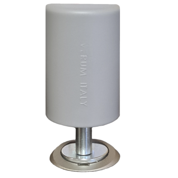 VERUM Stoppino X фиксатор скрытый магнитный , серый матовый