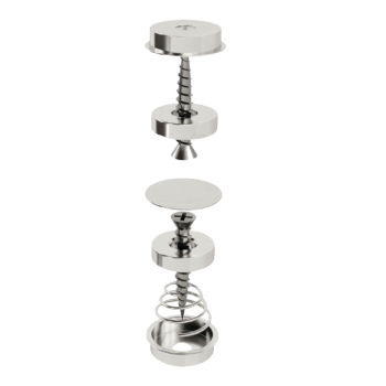 Verum Stoppino Close фиксатор скрытый магнитный, нерж