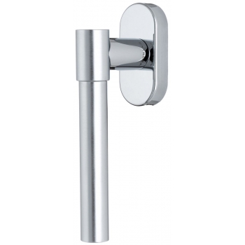 Ручка оконная Extreza "NUVO" (Нуво) 125 HW матовый хром / полированный хром F05/F04